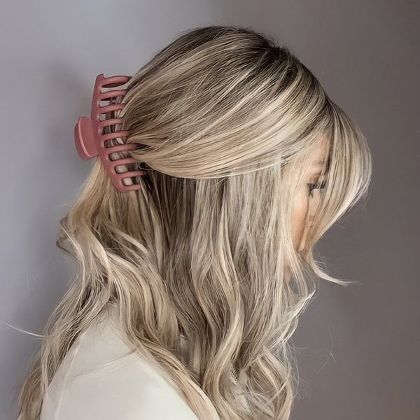 Pink Mauve Hair Claw